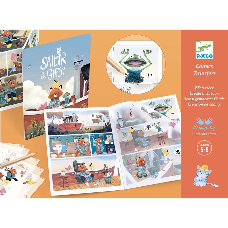 Djeco - set creativ, animatie , pe barca