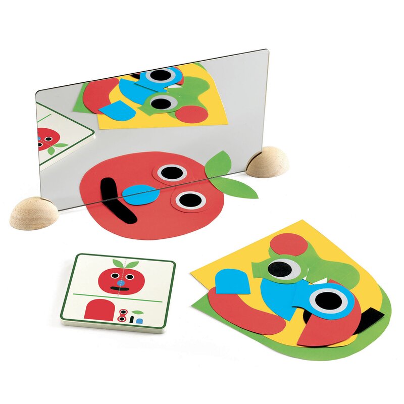 Djeco - set creativ cu oglinzi , ze mirror faces