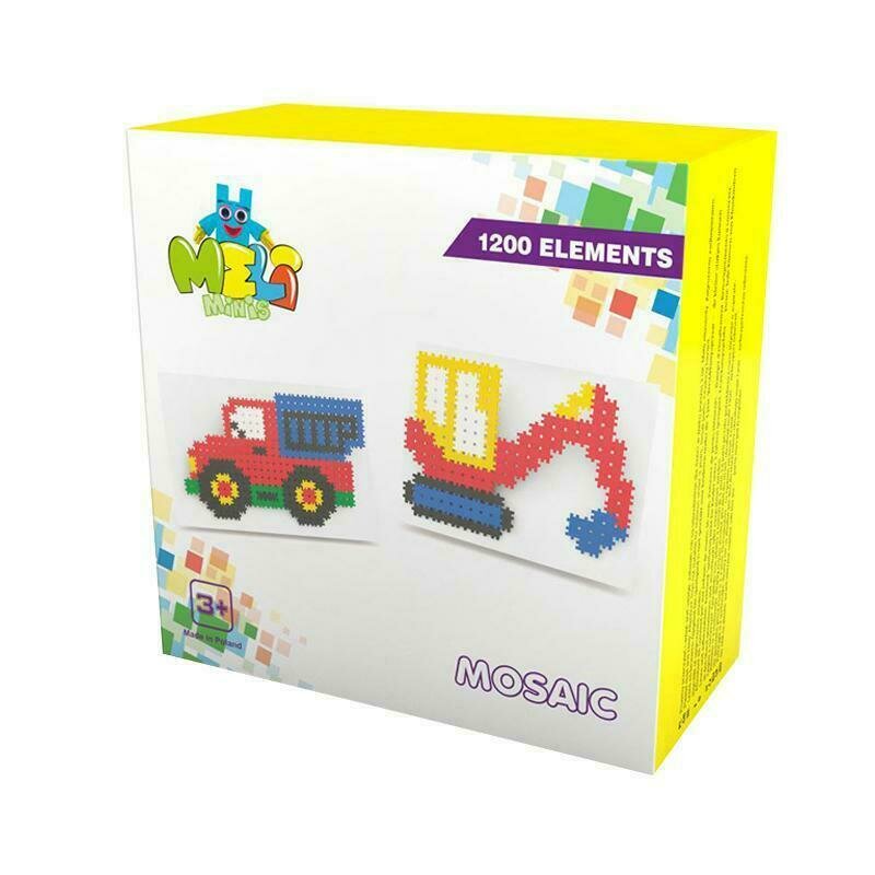 Meli Minis - Set creativ de constructie, Minis 1200 piese, Meli