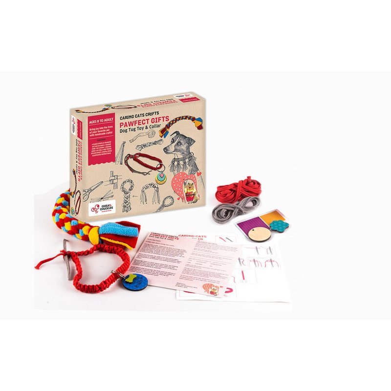 Chalk and chuckles - set creativ accesorii pentru catelus