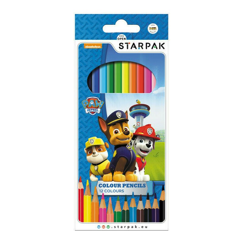 Suncity - set creioane colorate 12 buc hb paw patrol