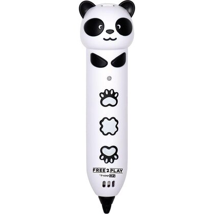 Set Creion 3D si Filament colorat de 20 m, Free2Play, Panda