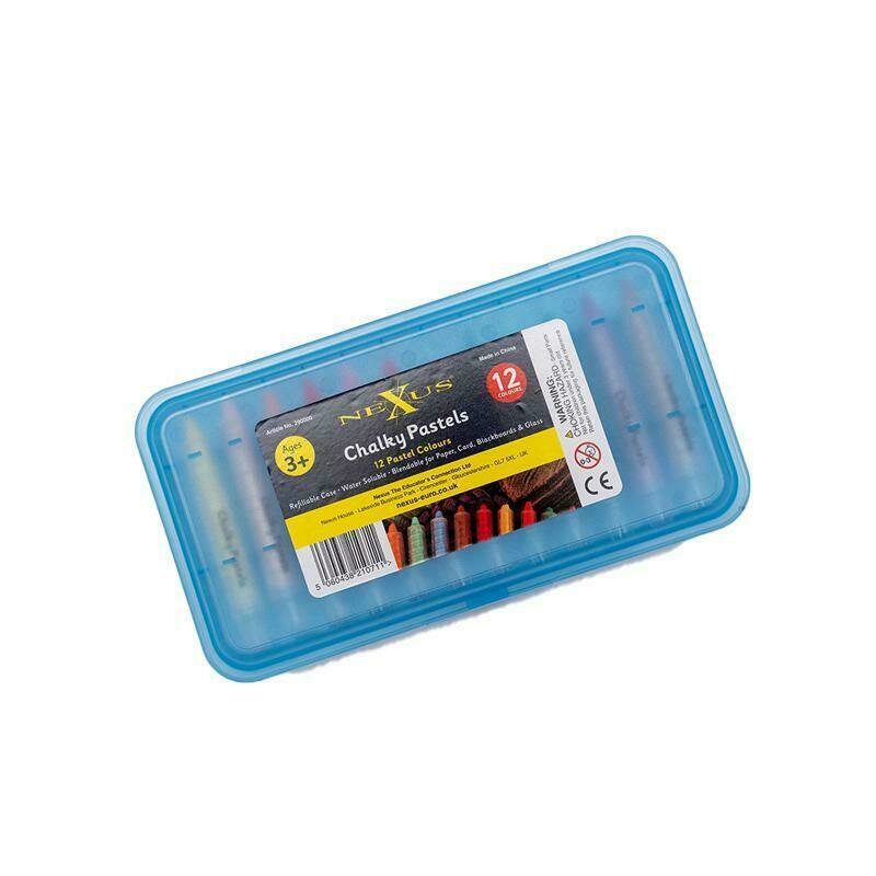 Nexus - set creta chalky pastels , 12 culori