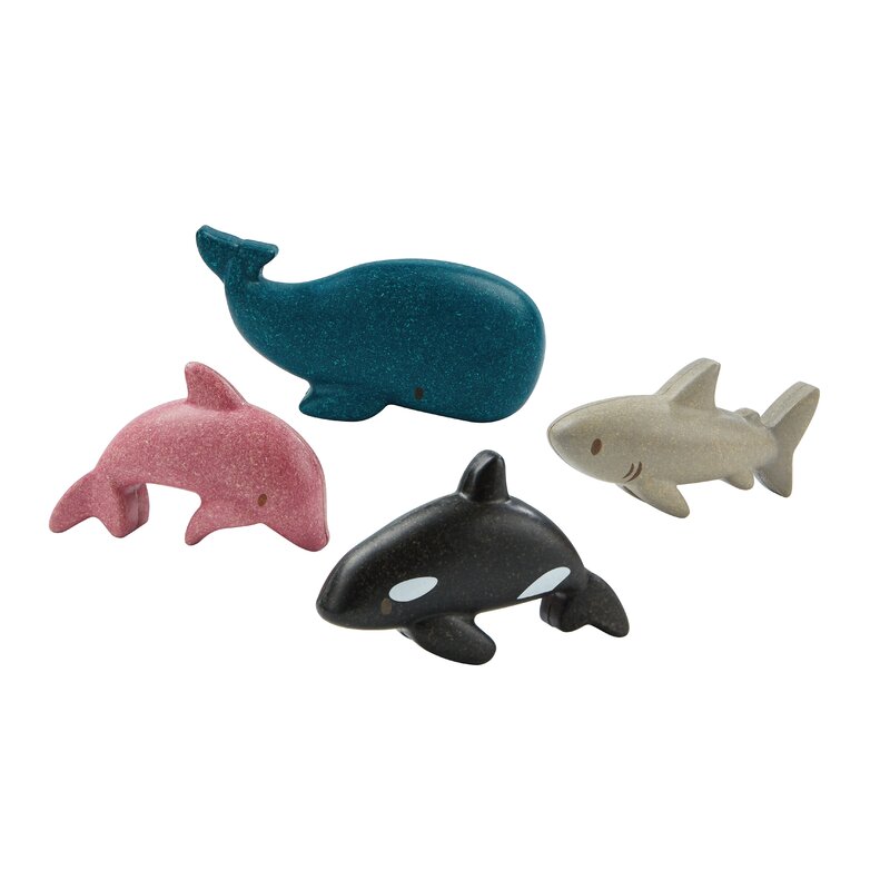 Plan toys - set cu animalute marine