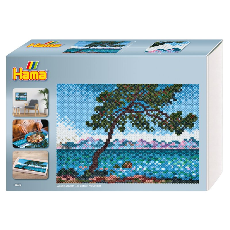Hama - set cu margele midi arta - claude monet