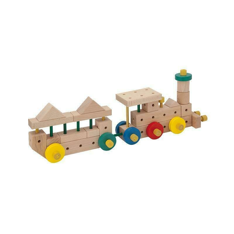 Matador - set cuburi de constructie din lemn maker 300, +3 ani,