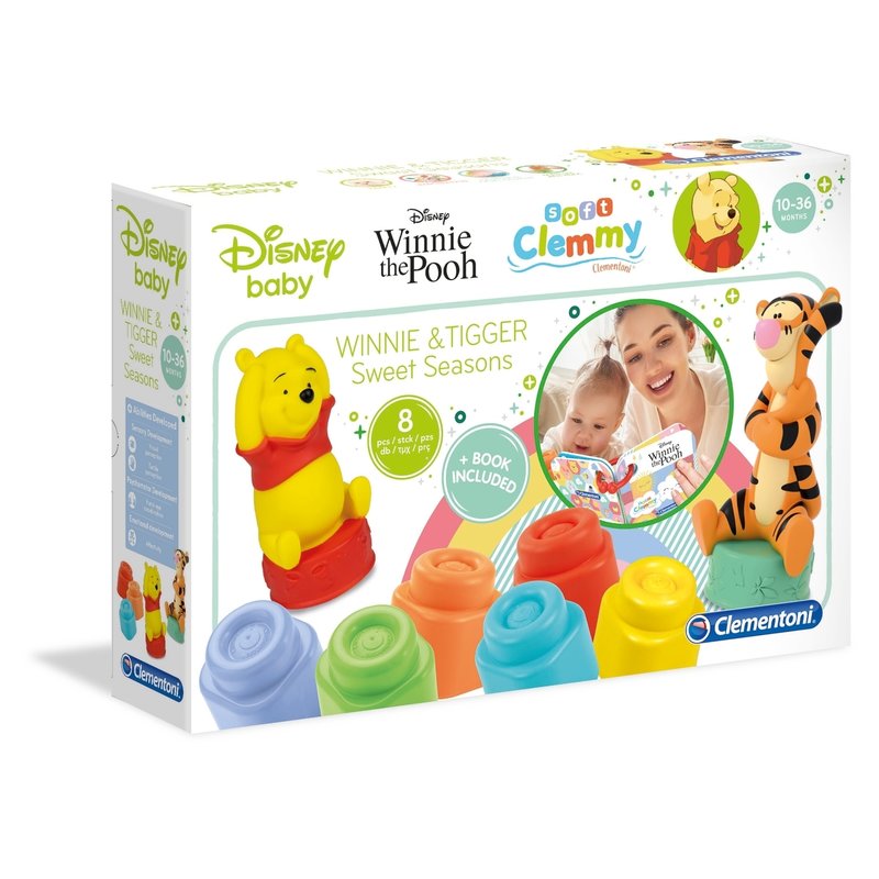 Clementoni - set cuburi winnie cu carticica