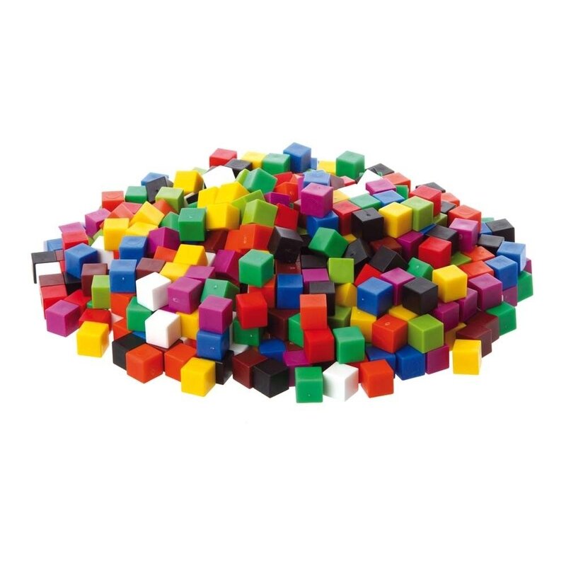 Commotion - set cuburi 1000 buc, dimensiune 1 cm, multicolor