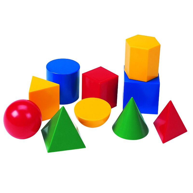 Edx education - set de 17 corpuri geometrice mari
