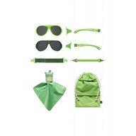 Mokki - Set de 2 ochelari copii Click & Change, verde, 2-5 ani, 