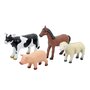 TickiT - Set figurine Animale domestice 15 cm, 4 buc, Din cauciuc moale ecologic - 1