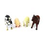 TickiT - Set figurine Animale domestice 15 cm, 4 buc, Din cauciuc moale ecologic - 3