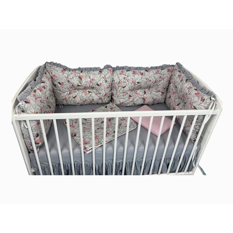Deseda - set de 6 bucati aparatori protectii laterale patut 120x60 cm libelule