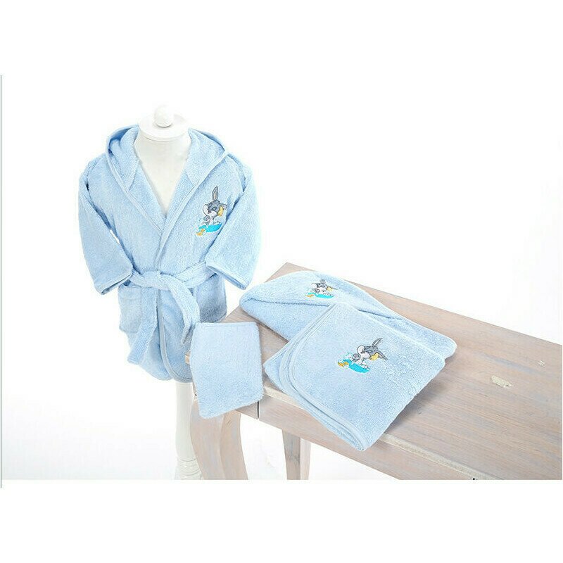 Kreis design - set bunny 4 piese din bambus, albastru