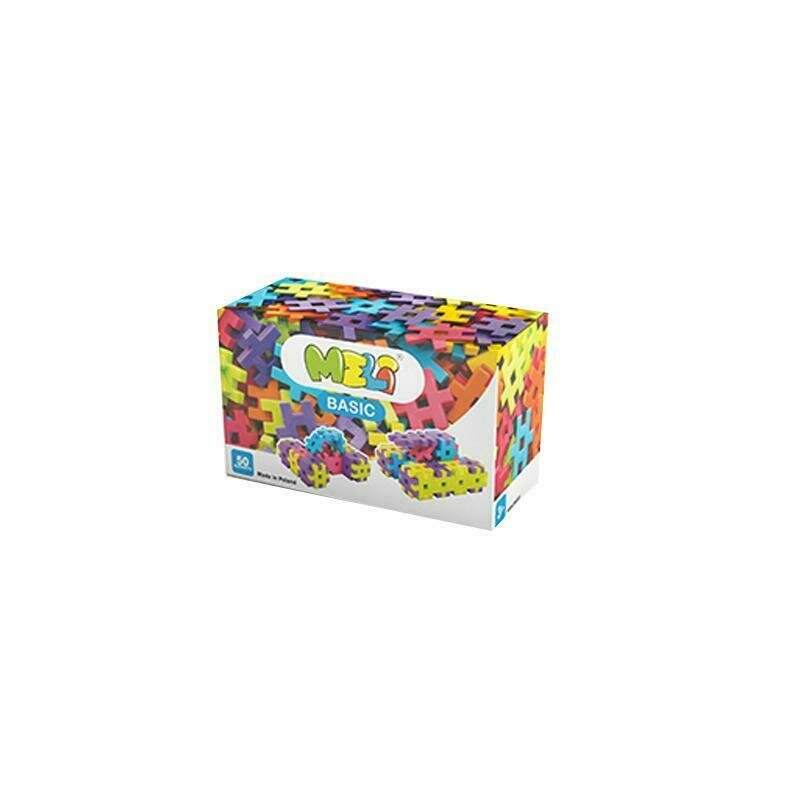 Meli Basic - Set de constructie creativa Basic Girls 50 piese, Meli