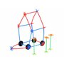 Set de constructie, Jokomisiada, Cu betisoare si conectori, Dezvolta creativitatea si atentia, Contine 338 piese, 3 ani+, Multicolor - 4