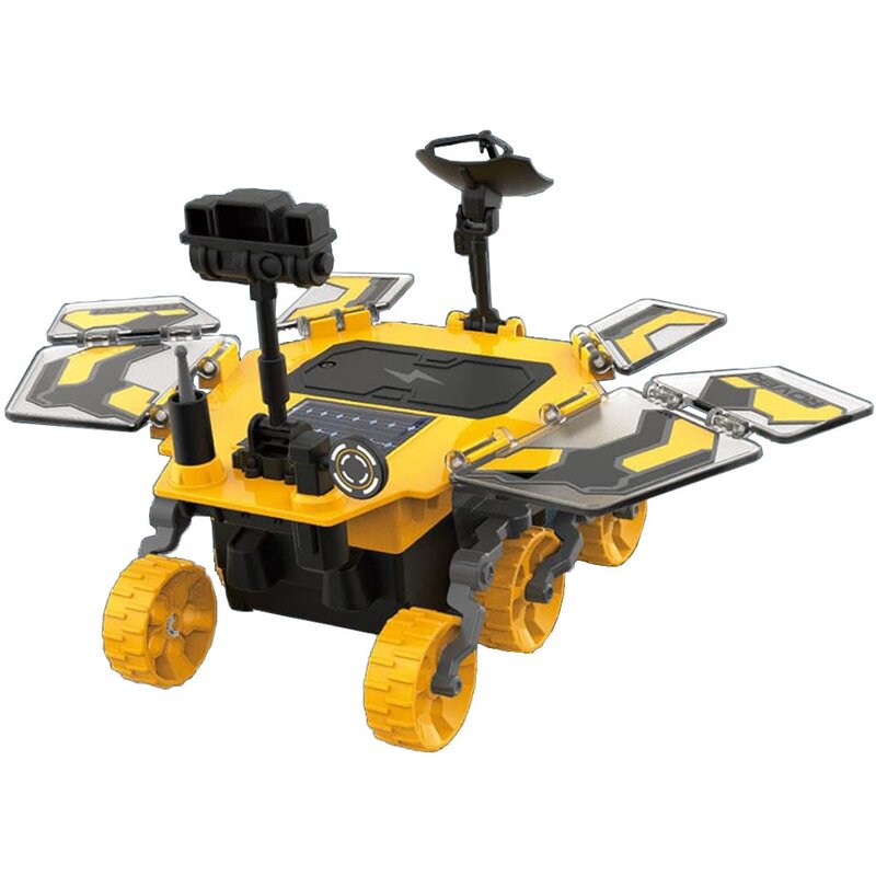 Set de constructie, Jokomisiada, Solar Mars Rover, Alimentare cu energie solara sau baterie, Introduce copiii in spatiu si robotica, Potrivit cu activitate in familie sau cu prietenii, Contine 50 piese, 8 ani+