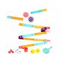 Set de constructie, Jokomisiada, Tobogan de baie, Cu ventuze, Cu accesorii, Potrivit pentru timpul baitei, Contine 44 piese, 3 ani+, Multicolor - 3