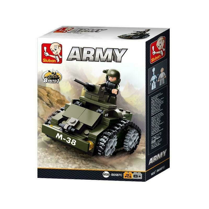 Sluban - set de constructie vehicul masina blindata , 151 piese