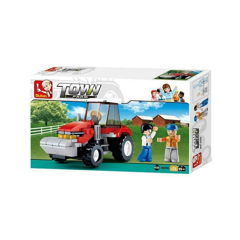 Sluban - Set de constructie Vehicul Tractor , 103 piese