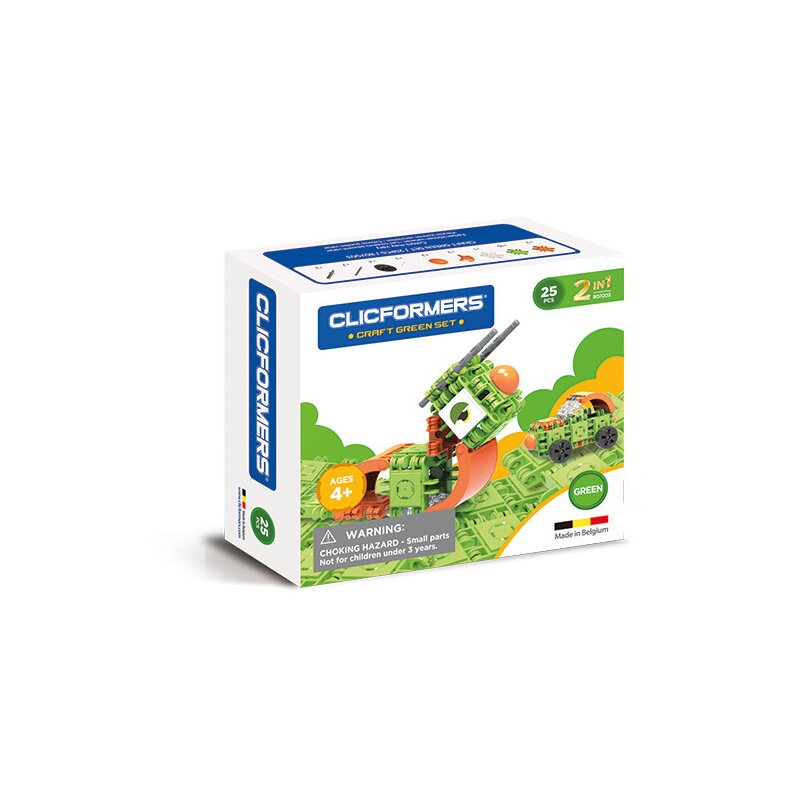 Clicstoys - set de constructie multifunctional insecte , clicformers , 30 piese