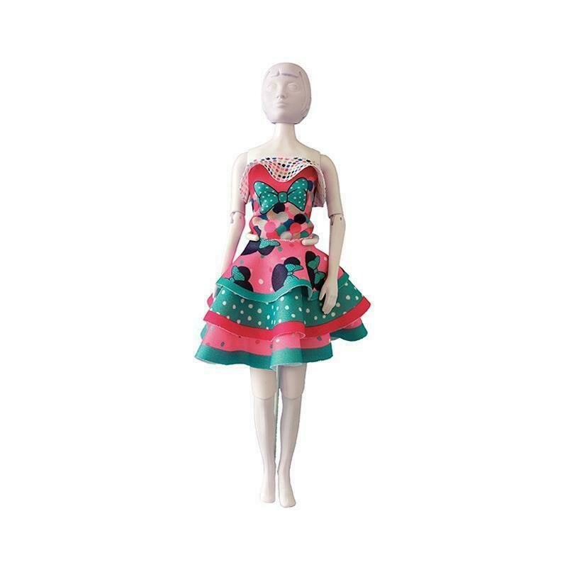 Dress your doll - set de croitorie hainute pentru papusi couture disney maggy minnie bow,
