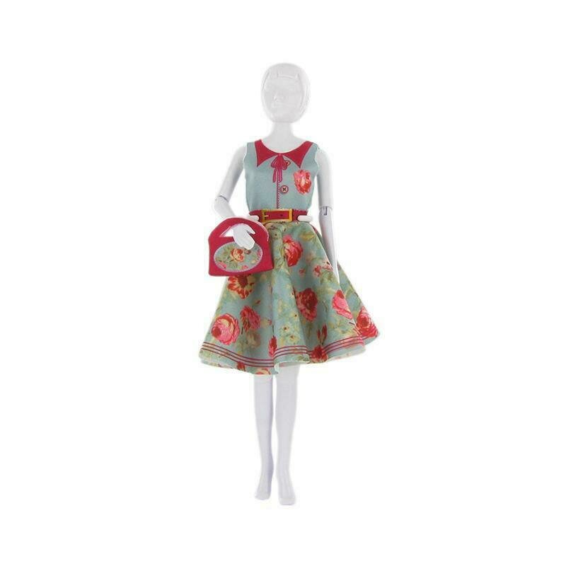 Dress your doll - set de croitorie hainute pentru papusi couture peggy peony,
