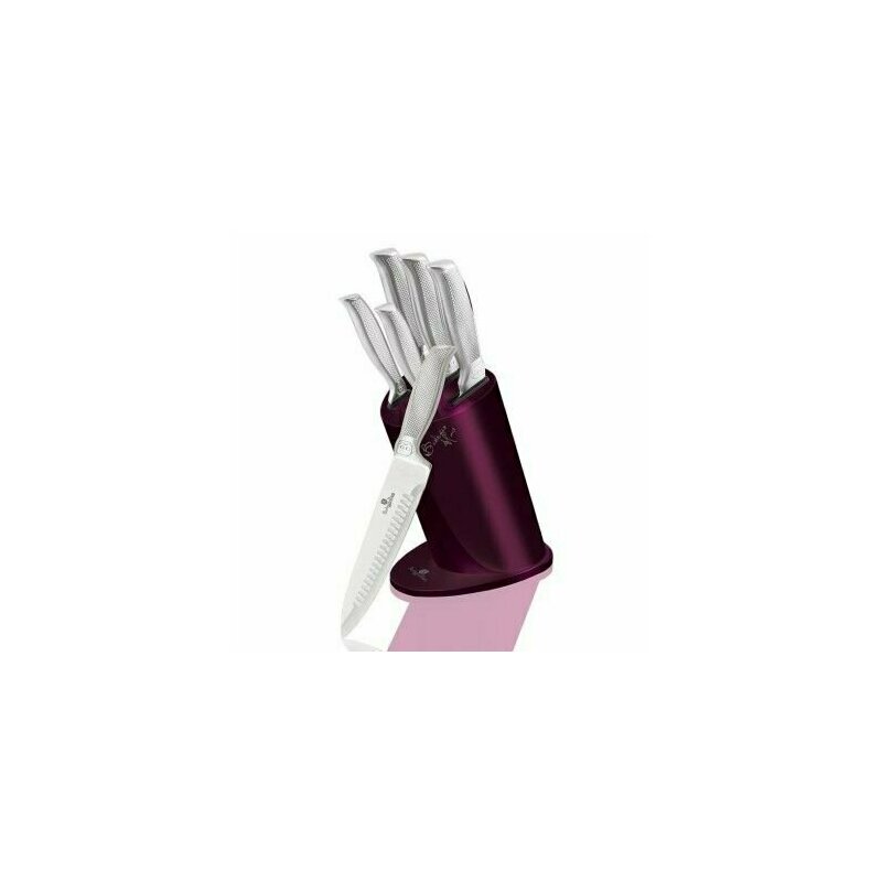 Berlinger haus - set de cutite 6 piese , dark purple collection , , bh 2269, mov