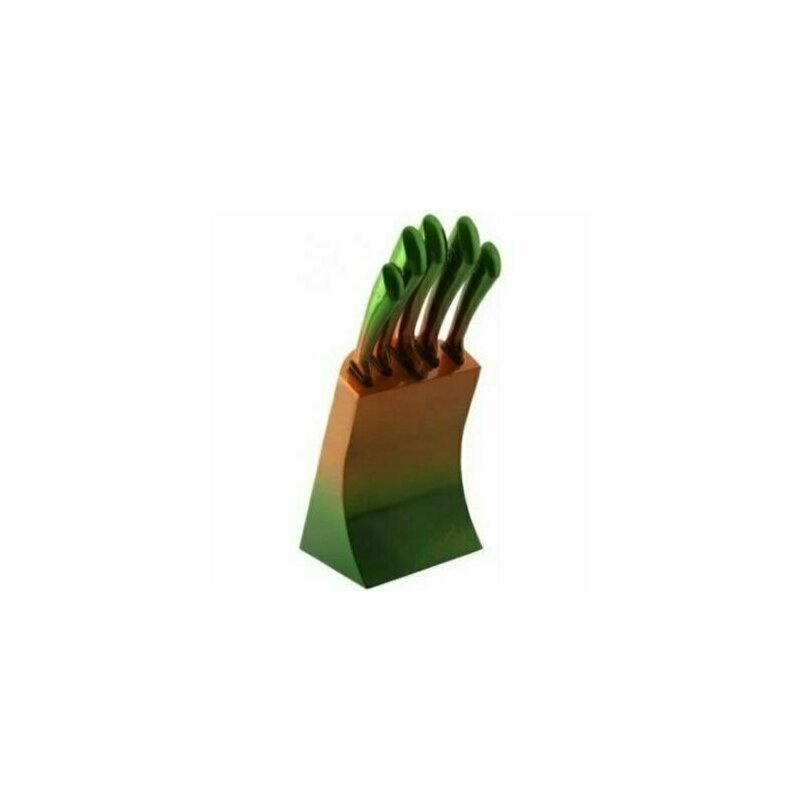 Berlinger haus - set de cutite 6 piese , kikoza collection , , bh 2175, oranj-verde