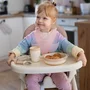 Set de hranire, BabyOno, Farmer, Contine farfurie, bol, canuta, Forme ergonomice, Baze antiderapanate, Polipropilena+ TPE, Fara BPA, 12 luni+, Bej - 4
