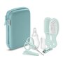 Set de ingrijire, Philips Avent, Include aspirator nazal, periuta de dinti pentru deget, forfecuta, unghiera, pile, pieptan si perie par, Toate intr-o cutie de depozitare, Compact, 0 luni+, Green - 1