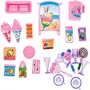 Set de joaca MalPlay Masina de inghetata pentru papusi cu accesorii Roz - 3