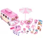 Set de joaca MalPlay Masina de inghetata pentru papusi cu accesorii Roz - 4