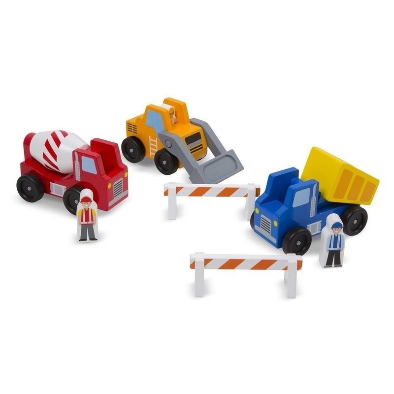 Melissa & doug - set de joaca vehicule la santier