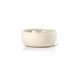 Set de masa, Jane, Din silicon, 2 piese, Cu bol si lingurita, BPA Free, Sand - 2