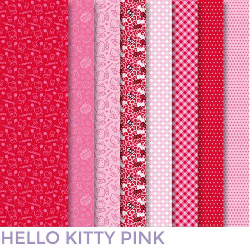 Dress your doll - Set de materiale Hello Kitty Pink,