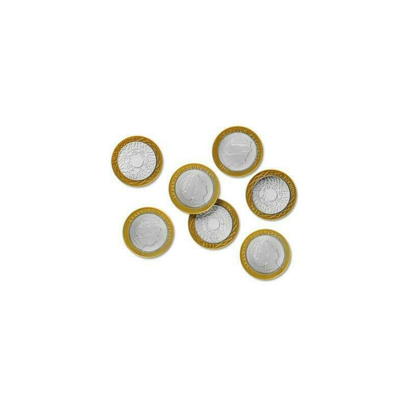 Learning resources - accesoriu set de monede de jucarie 2 lire sterline, 50 buc