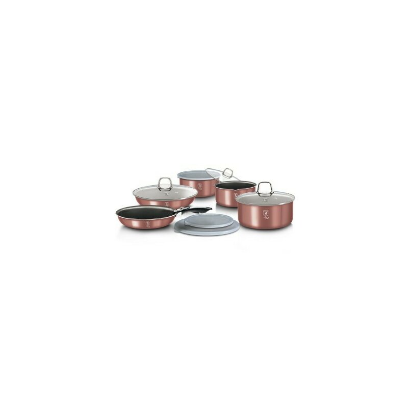 Set de oale si tigai 12 piese, Berlinger Haus, BH-6104, I-Rose Collection