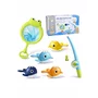 Set de pescuit pentru baie, Primabobo, Undita magnetica, 4 pestisori, Rezistenti la apa, Sustine dezvoltarea abilitatilor motorii si a coordonarii, 18 luni+, Multicolor - 7
