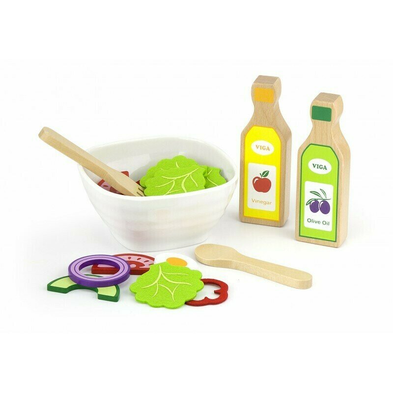 Viga - set de joaca preparare salata cu reteta