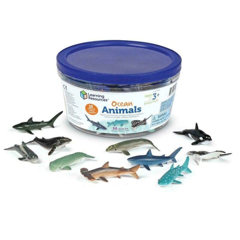 Learning resources - set de sortat - animalute din ocean