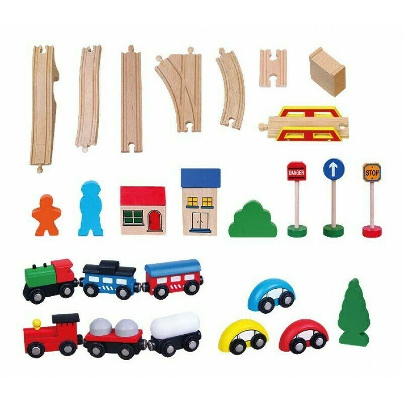 Viga - set trenulete , 49 piese