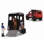 Dickie Toys - Set de joaca Masina Horse Trailer Mercedes-Benz AMG 500,  Cu remorca, Cu figurine - 2