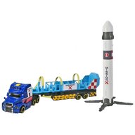 Dickie Toys - Set vehicule Camion Space Mission Truck,  Cu remorca, Cu nava spatiala