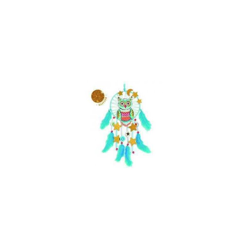 Djeco - set creativ dreamcatcher cu sclipici