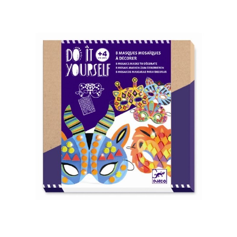 Djeco - set diy, masti animale
