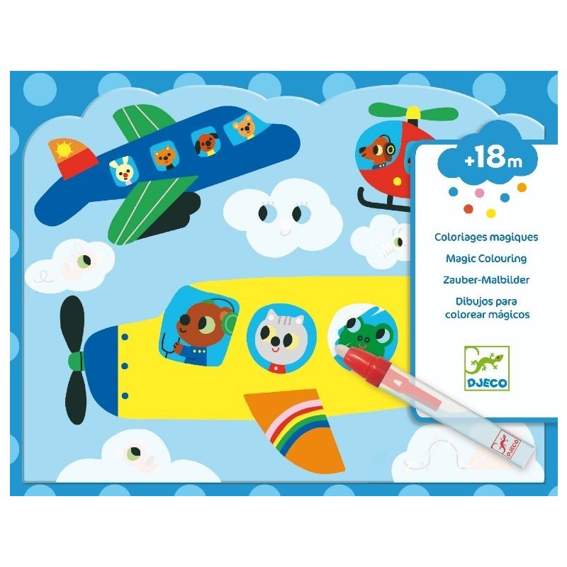Djeco - set pictura cu apa, zbor