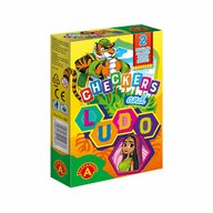 Alexander toys - Set doua mini jocuri  educative Nu te supara frate si CHECKERS, Alexander Games