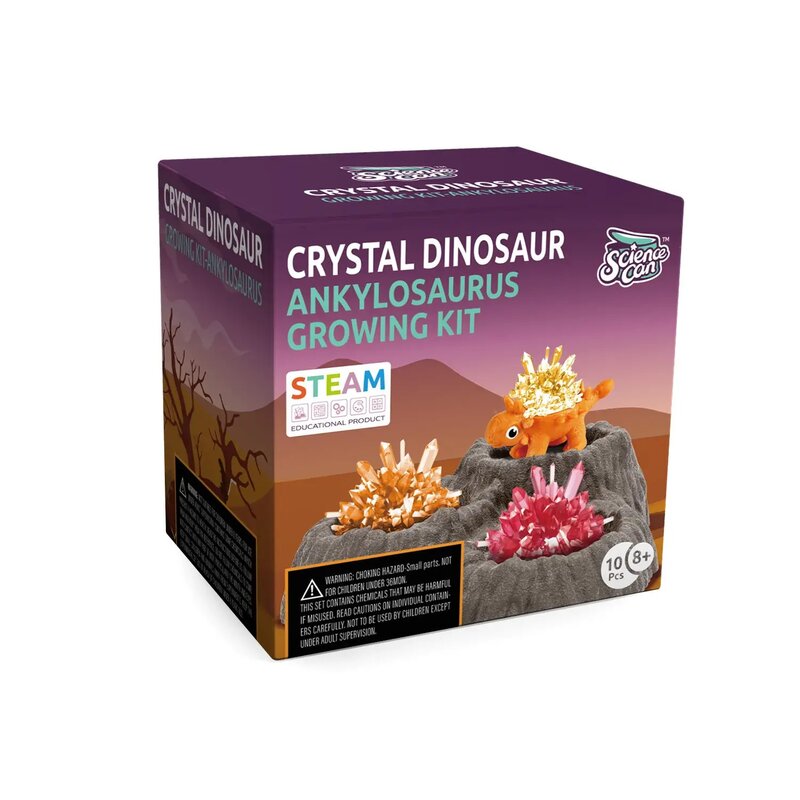 Topbright - set experimente - cristal si dinozaur (ankylosaurus)