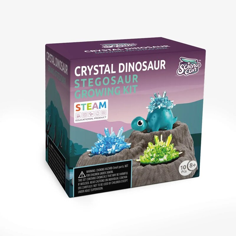 Topbright - set experimente - cristal si dinozaur (stegosaur)